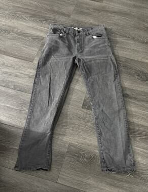 Levis 541 Jeans Womens 18 Reg 29x29 Black Denim Athletic Fit Straight Stretchy